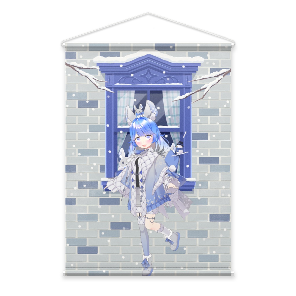 【神崎ルカ】12月冬コーデ-タペストリー-G0807