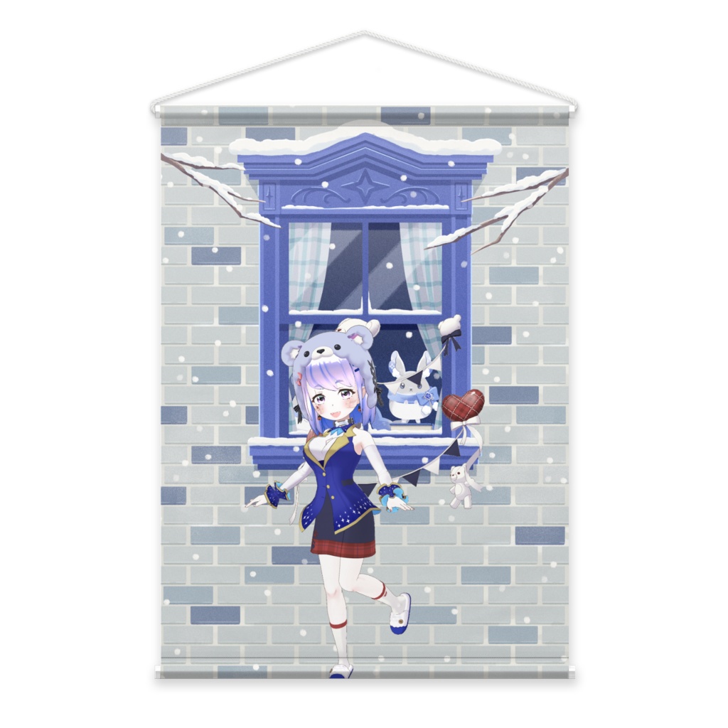 【神崎穂乃花】12月冬コーデ-タペストリー-G0808