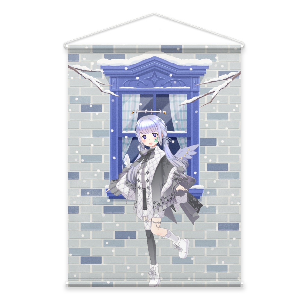 【美翼かれん】12月冬コーデ-タペストリー-G0970