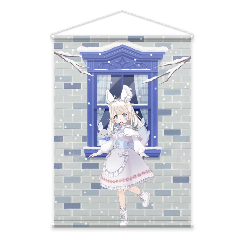 【羽沙】12月冬コーデ-タペストリー-G0580