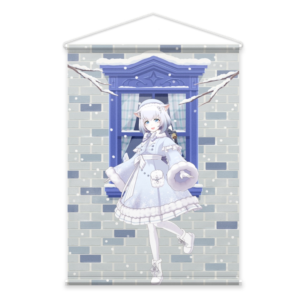 【華倻】12月冬コーデ-タペストリー-G0615