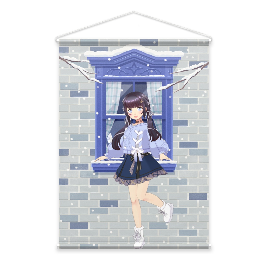 【瑠月】12月冬コーデ-タペストリー-G1079