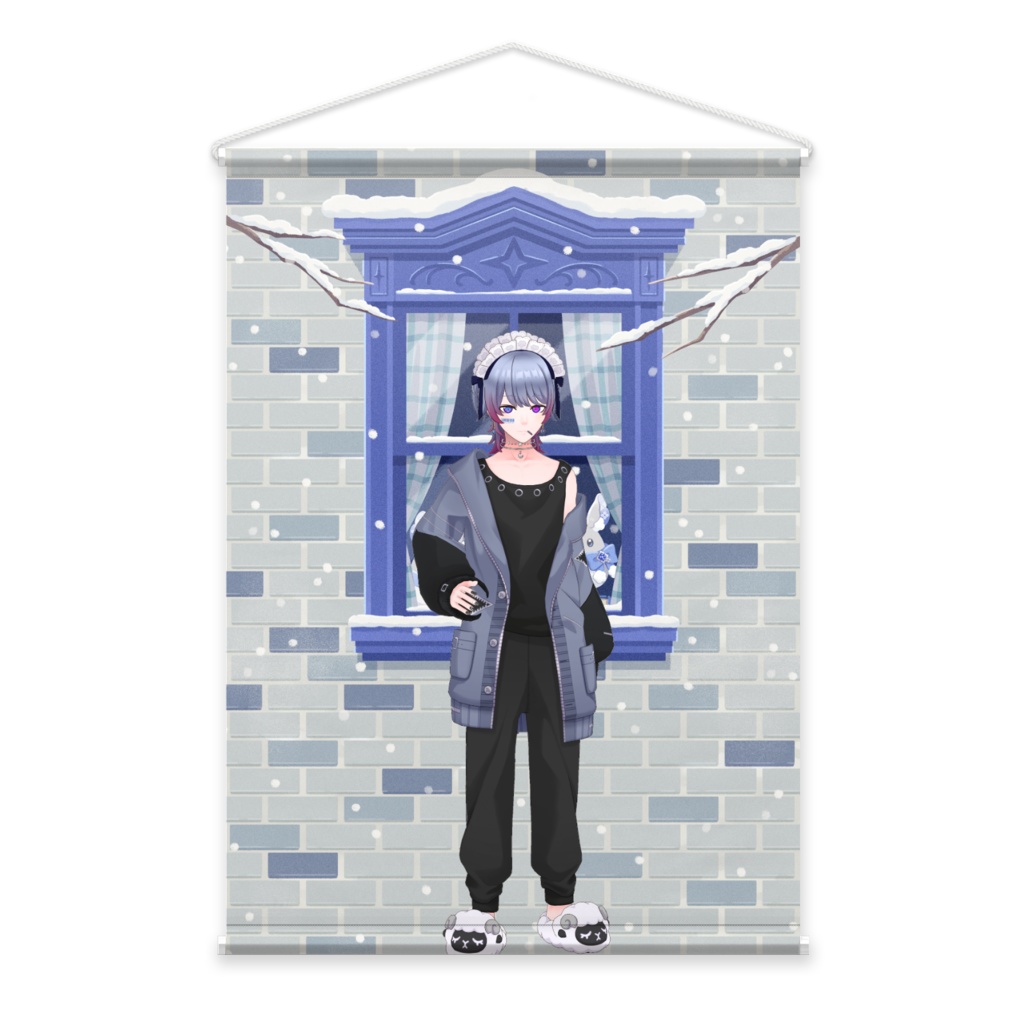 【鳴海たくと】12月冬コーデ-タペストリー-G1026