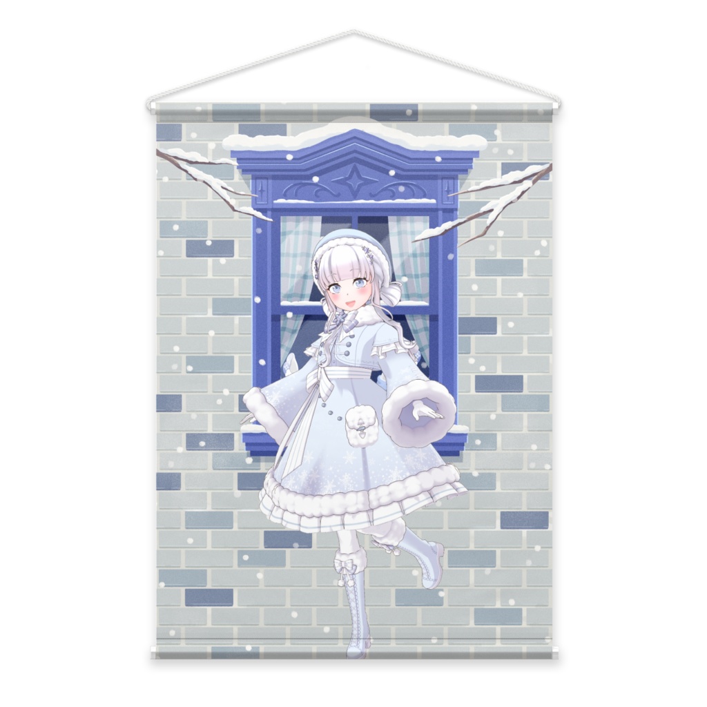 【Ｌｉｌｙ】12月冬コーデ-タペストリー-G0041