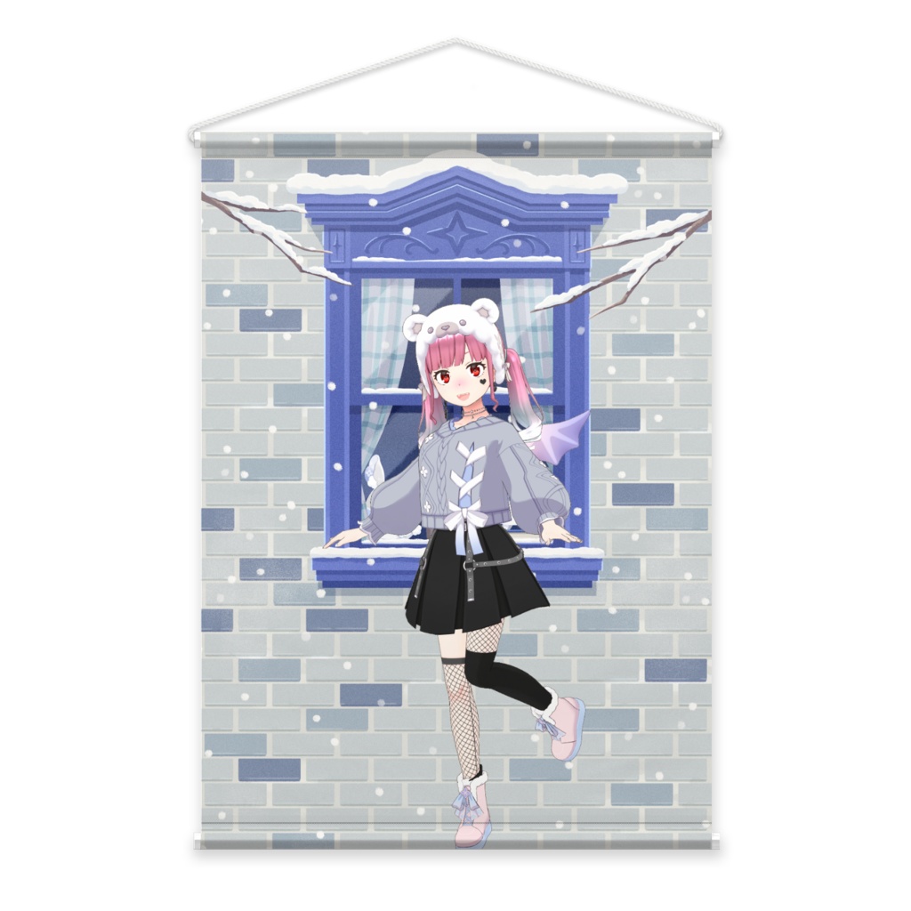 【ｄｏｌｌｙ】12月冬コーデ-タペストリー-G0025