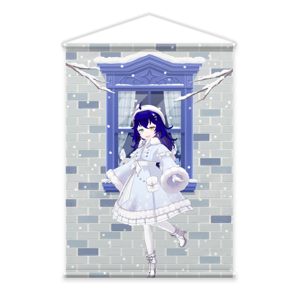 【ﾉﾁｬﾋﾞﾝ。】12月冬コーデ-タペストリー-G0354