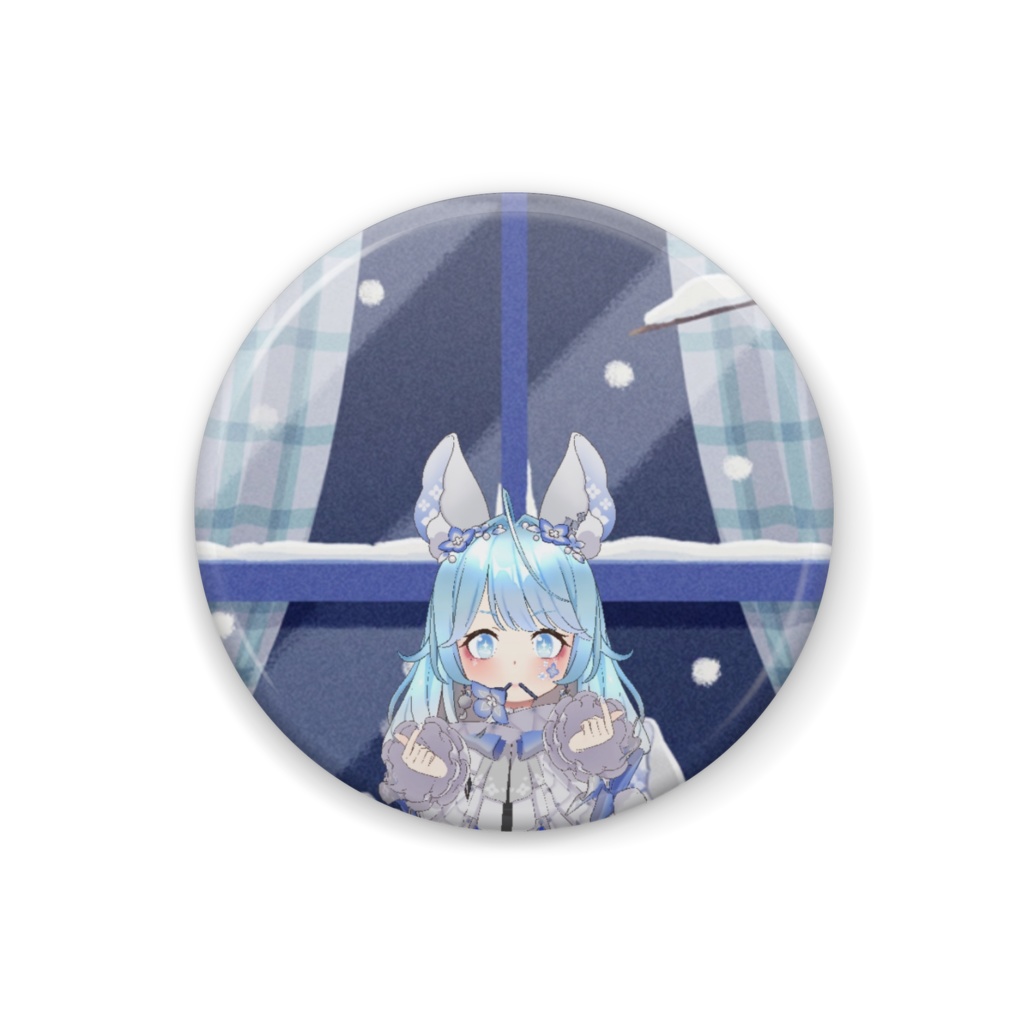 【Hiko】12月冬コーデ-缶バッジ-G0029