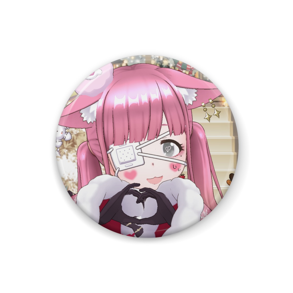 【Lv100ニア】12月冬コーデ-缶バッジ-G0043