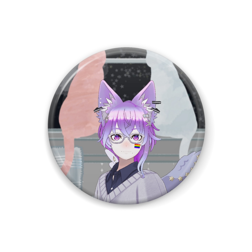 【lucyxx】12月冬コーデ-缶バッジ-G0042