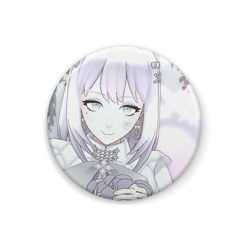 【yoru】12月冬コーデ-缶バッジ-G0074