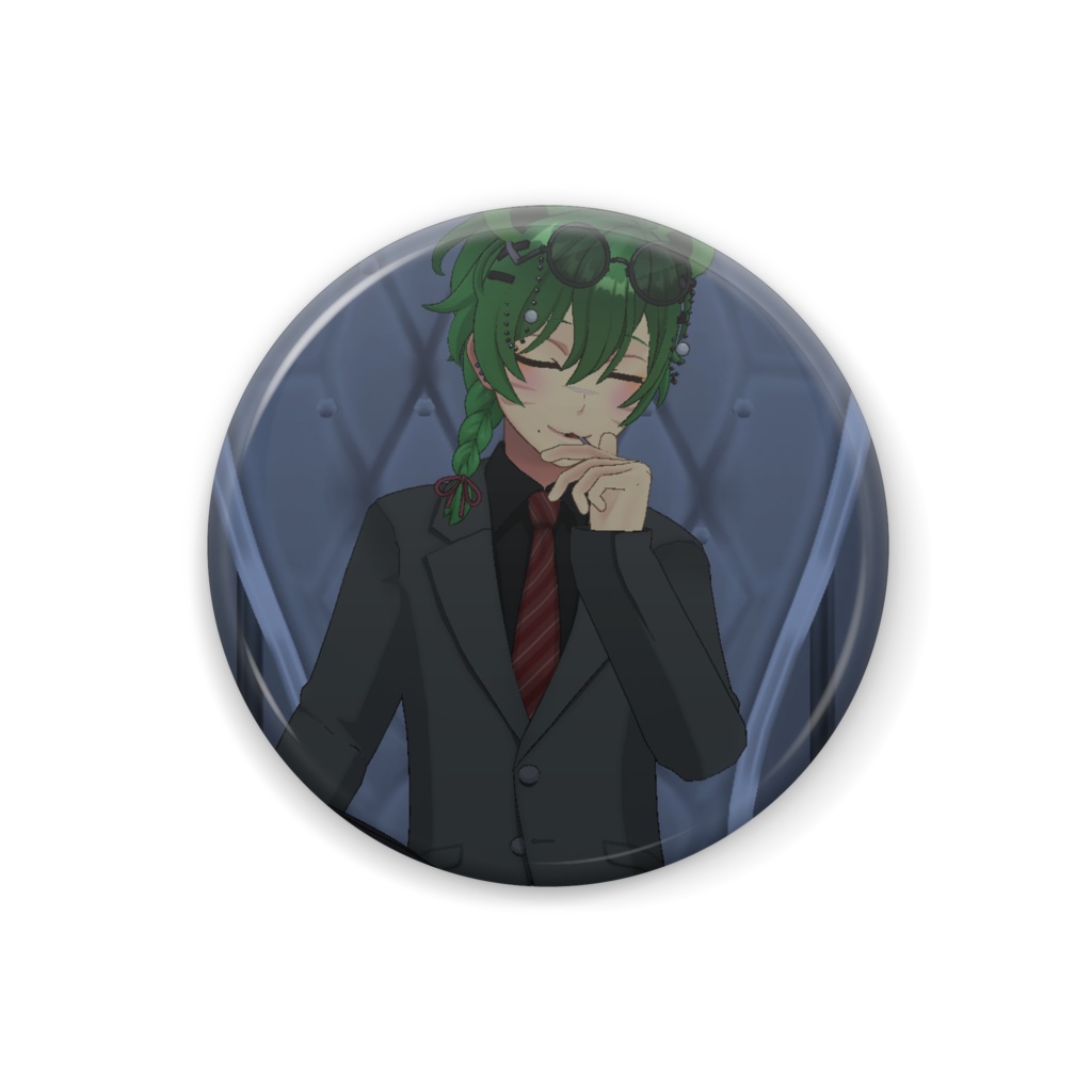 【けろっちゅ】12月冬コーデ-缶バッジ-G0183