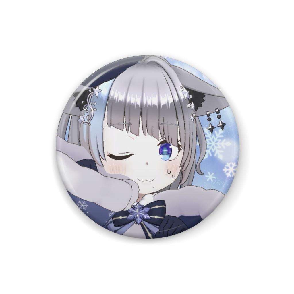 【そぼろ】12月冬コーデ-缶バッジ-G0255