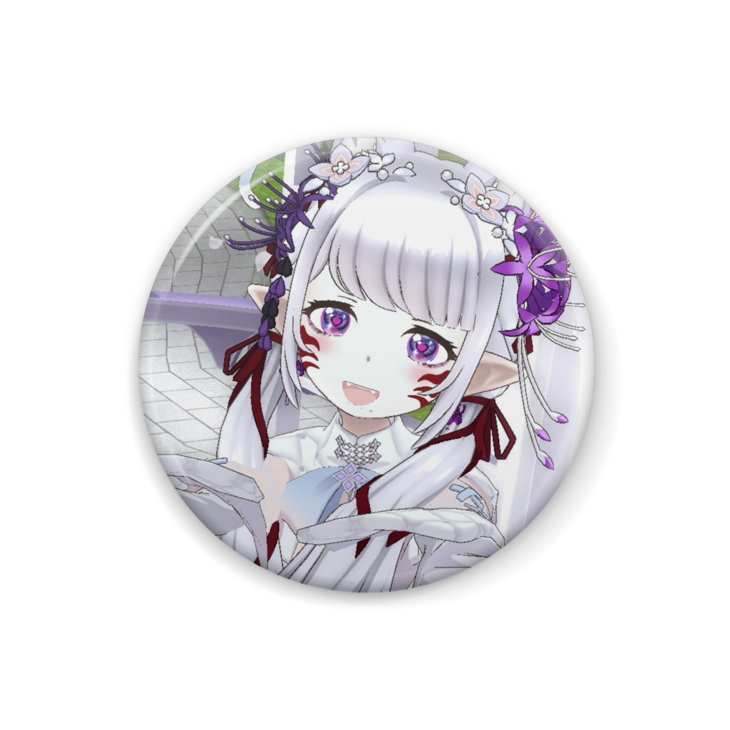 【とても可愛い雪音凪】12月冬コーデ-缶バッジ-G0294