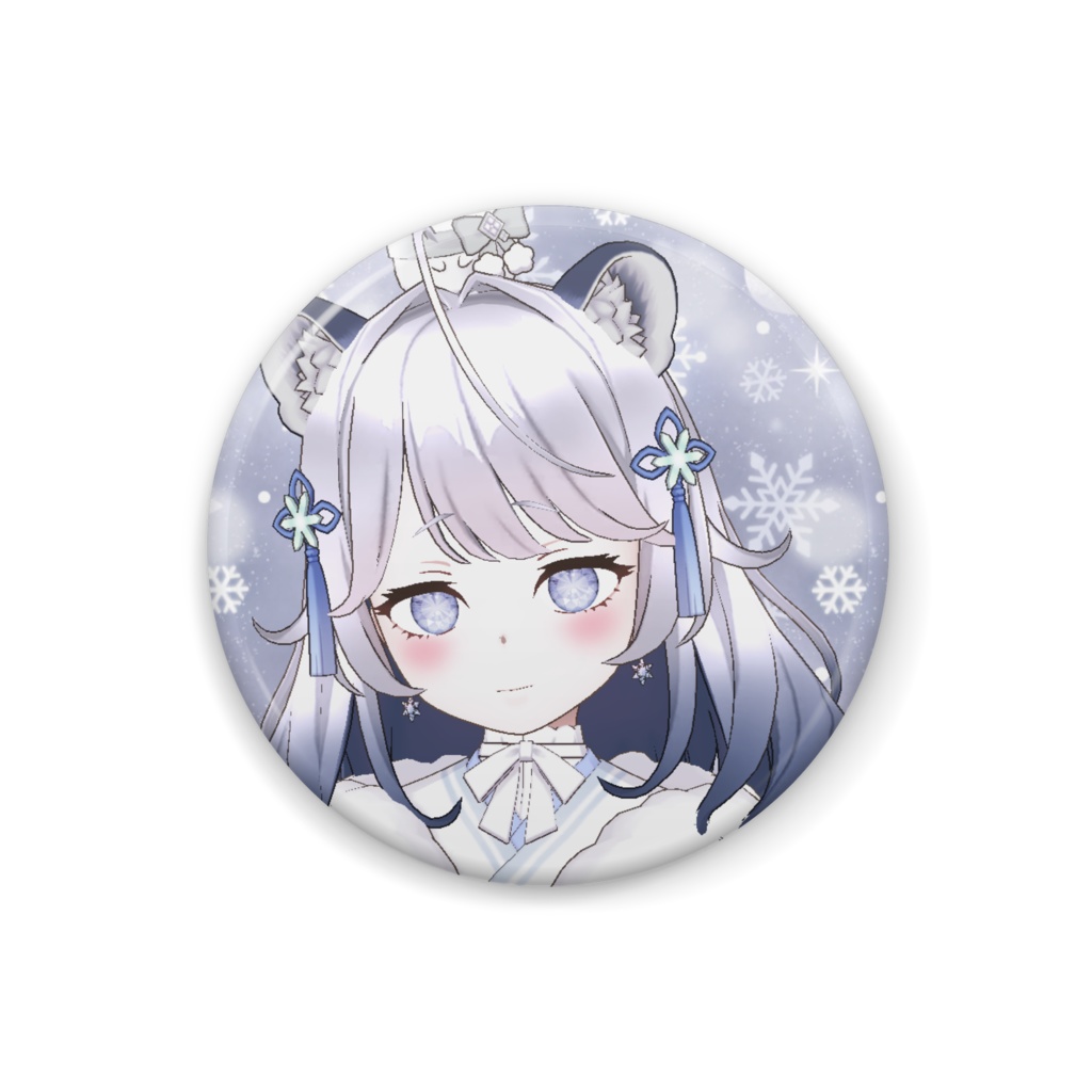 【もふもふ】12月冬コーデ-缶バッジ-G0487