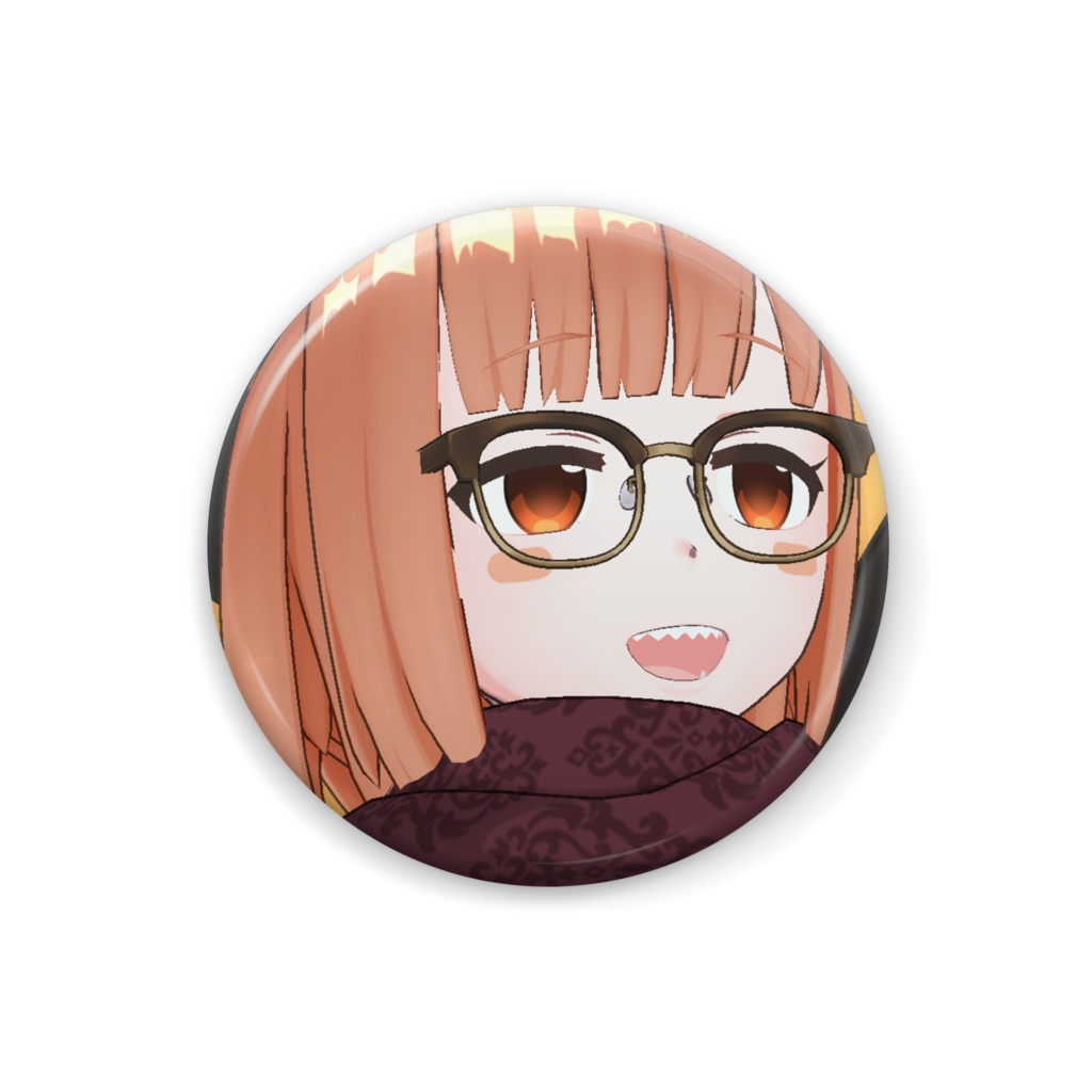 【ゆらぎかなこ】12月冬コーデ-缶バッジ-G0514
