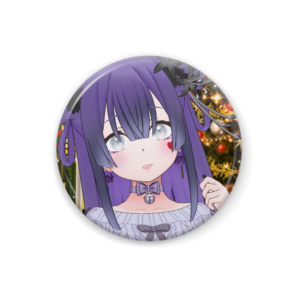 【九重朔】12月冬コーデ-缶バッジ-G0659