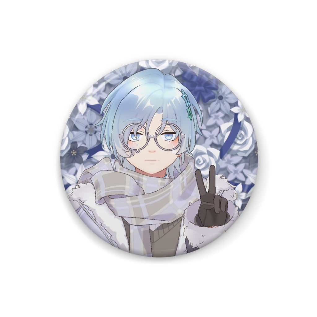 【唯】12月冬コーデ-缶バッジ-G1047