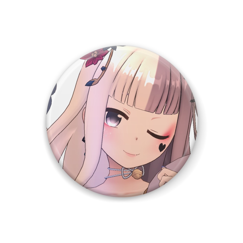 【唯希ミン】12月冬コーデ-缶バッジ-G1048