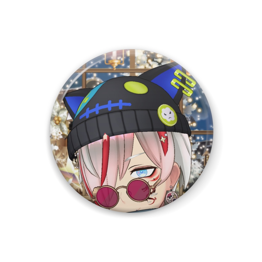 【夕凪一琉】12月冬コーデ-缶バッジ-G1057