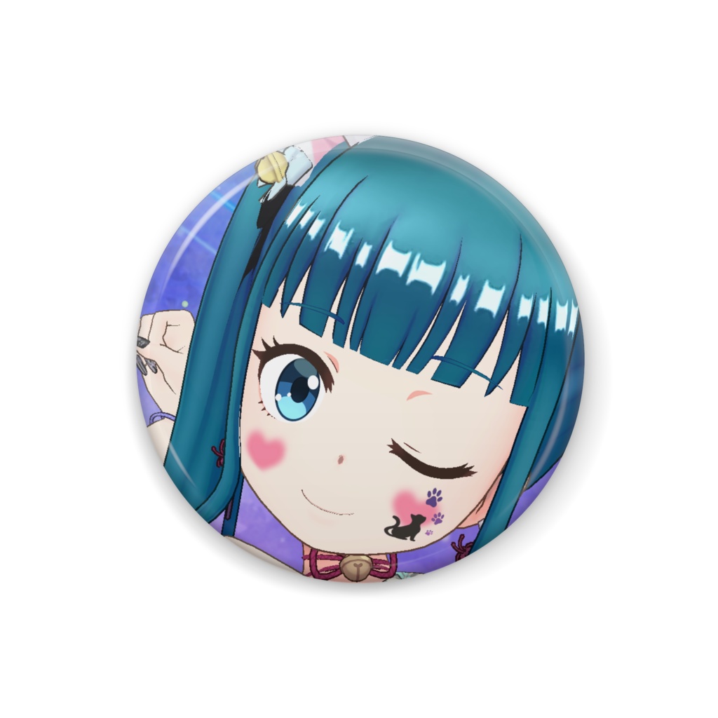 【夕愛】12月冬コーデ-缶バッジ-G1055