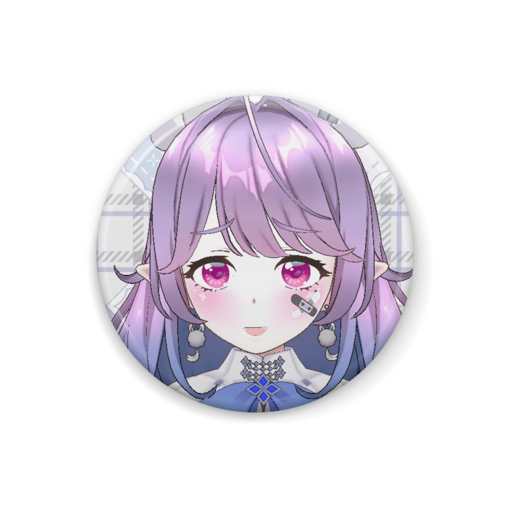 【夜噛るる】12月冬コーデ-缶バッジ-G1028