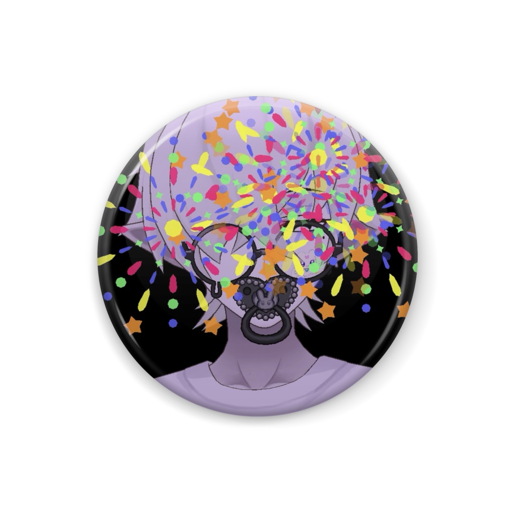 【夜猫乃愛】12月冬コーデ-缶バッジ-G1037