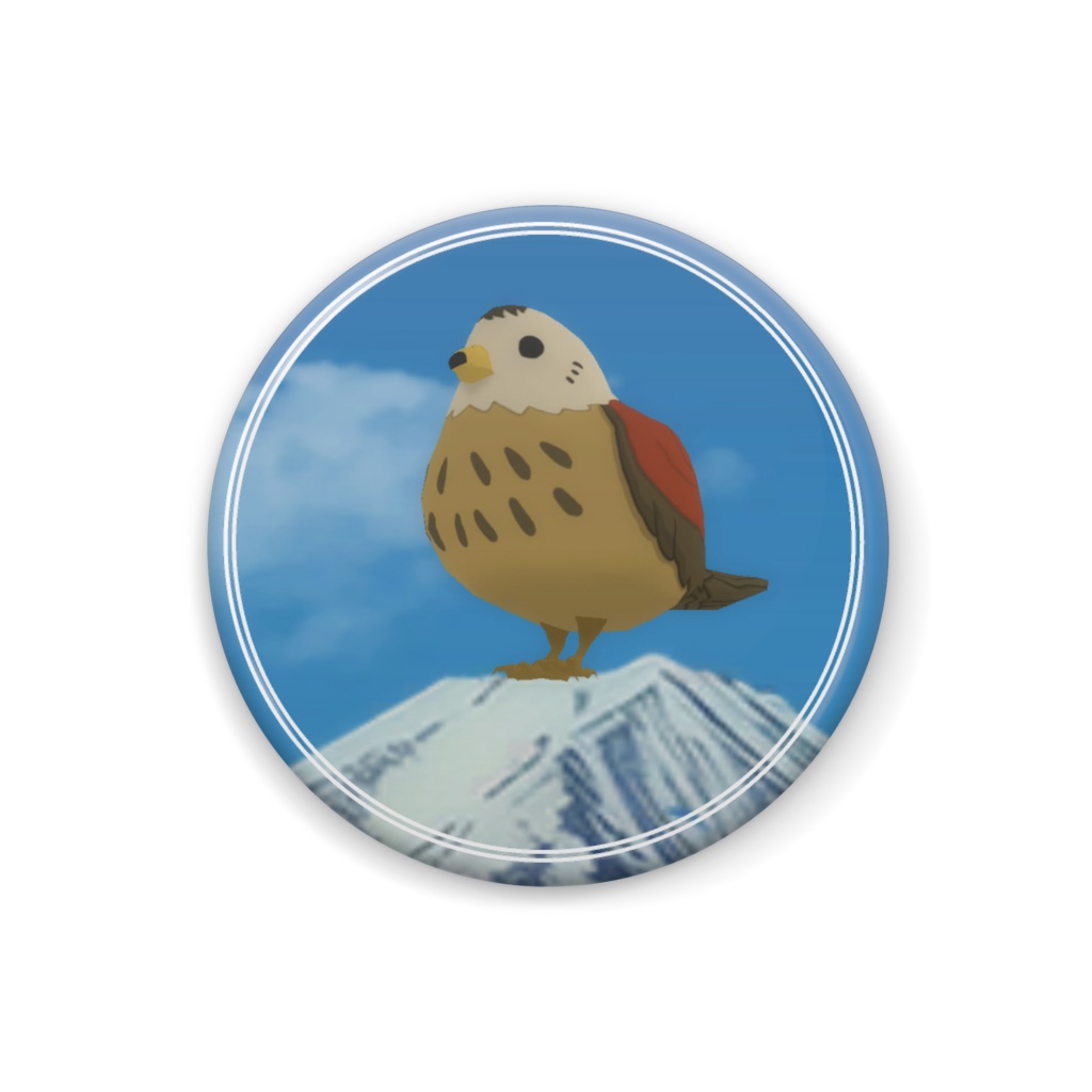 【惺】12月冬コーデ-缶バッジ-G1096