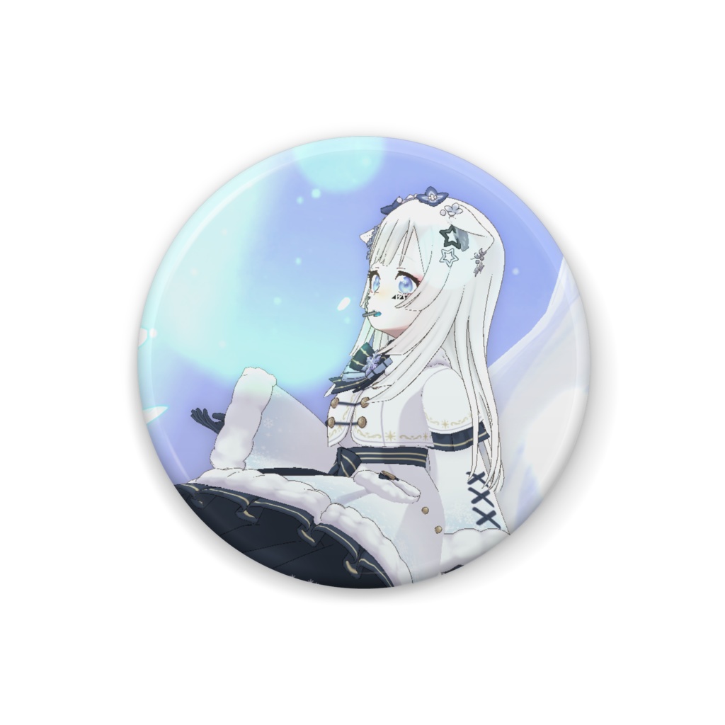 【星噛虹月】12月冬コーデ-缶バッジ-G0828
