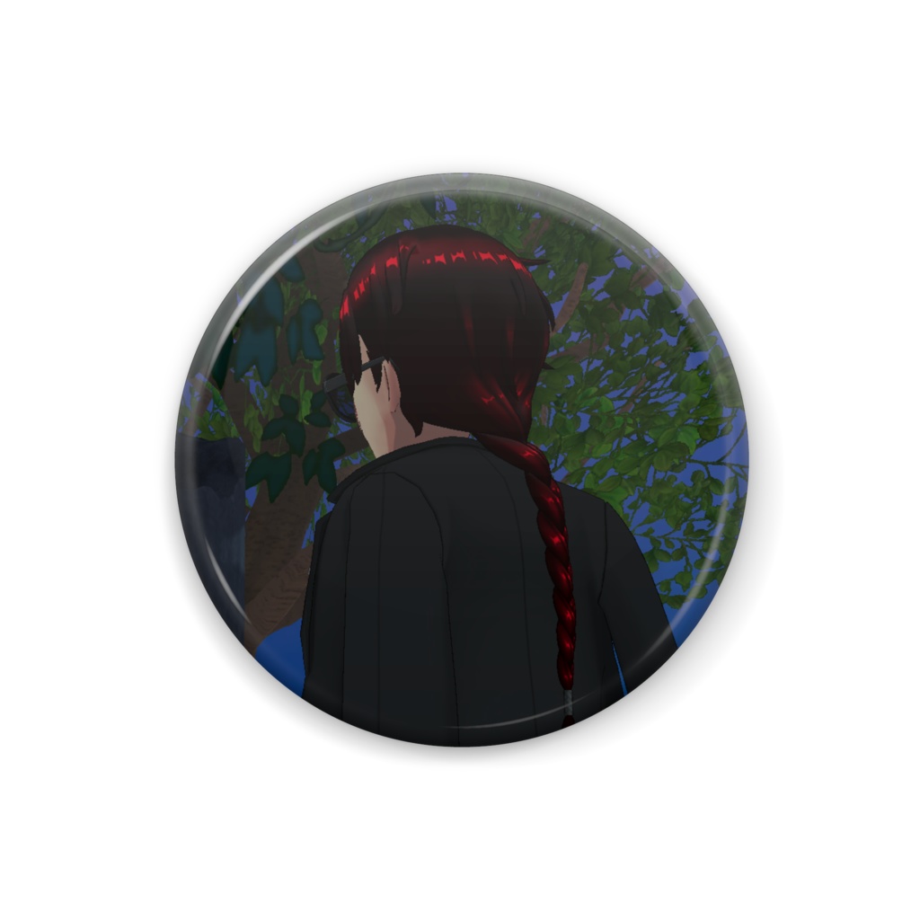 【月城 颯斗】12月冬コーデ-缶バッジ-G0006