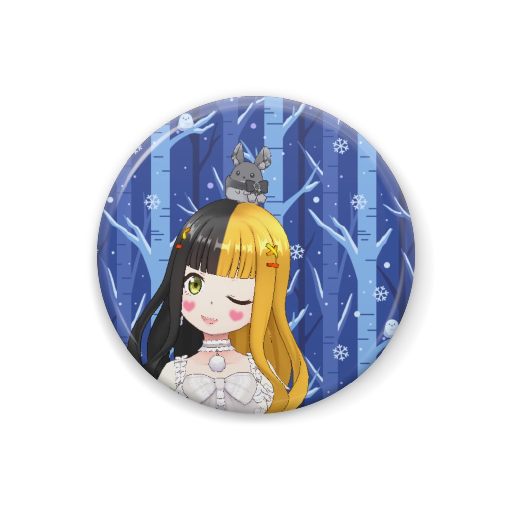 【月永 楓恋】12月冬コーデ-缶バッジ-G0674