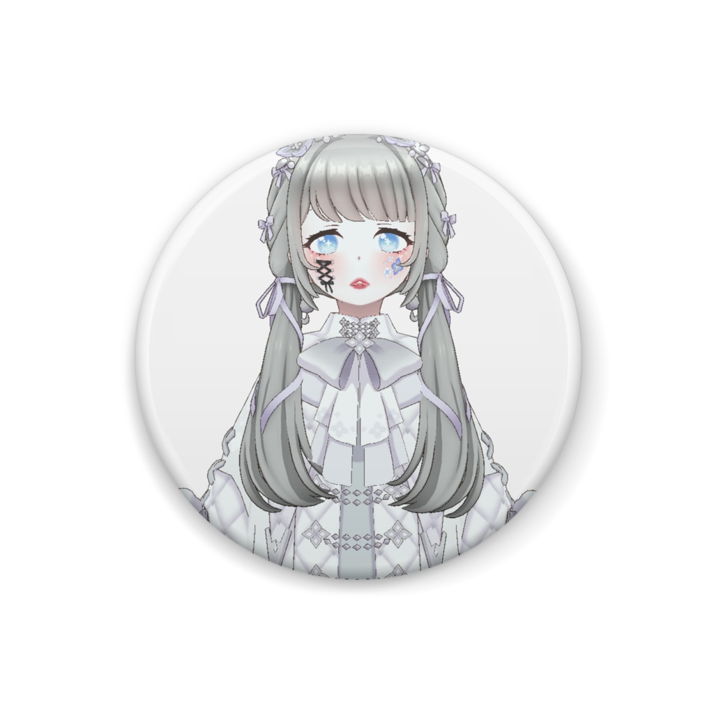 【涼音】12月冬コーデ-缶バッジ-G1073