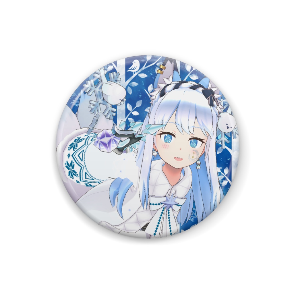 【涼風海莉】12月冬コーデ-缶バッジ-G1075