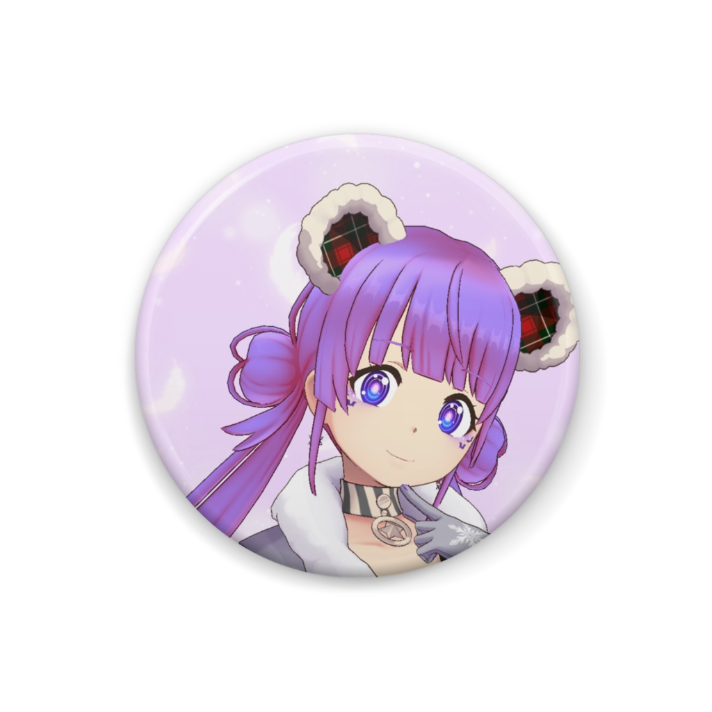 【燐爍】12月冬コーデ-缶バッジ-G1078