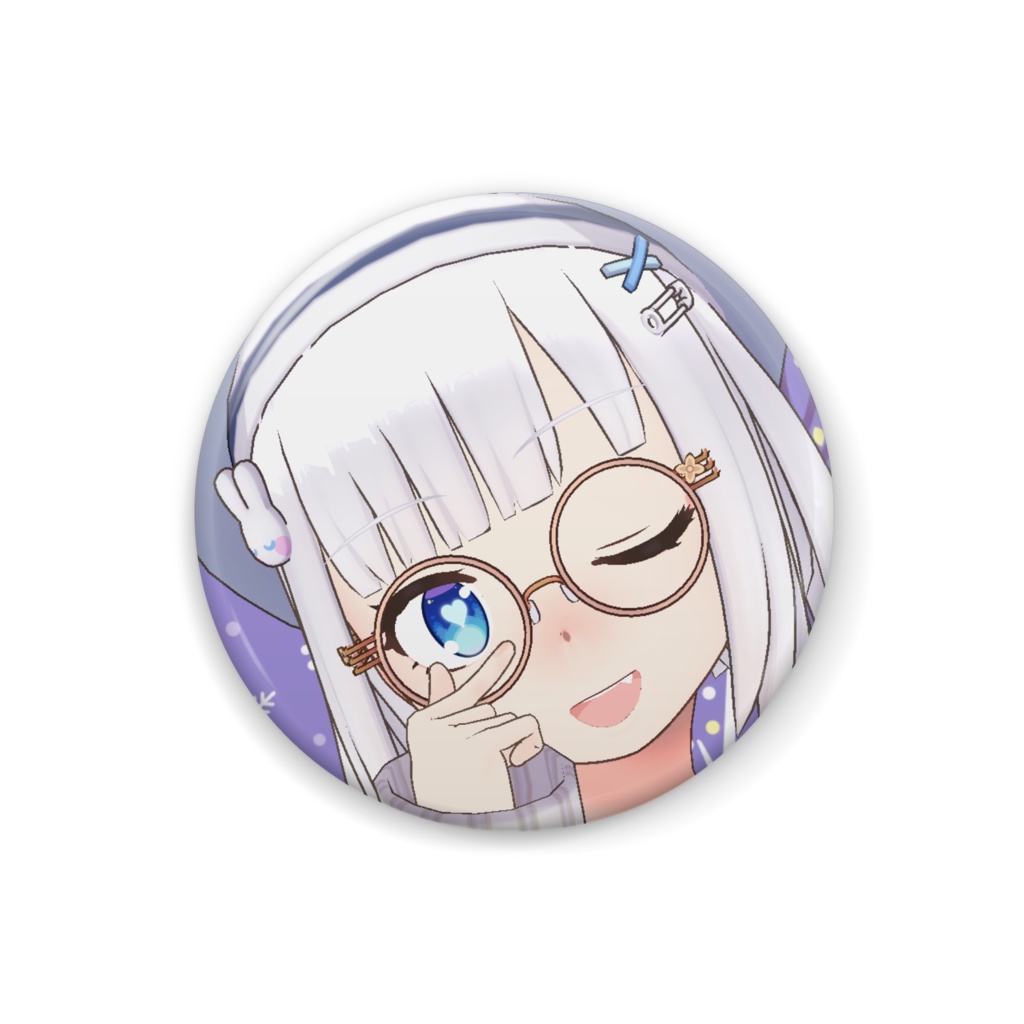 【葉香隠苑】12月冬コーデ-缶バッジ-G1062