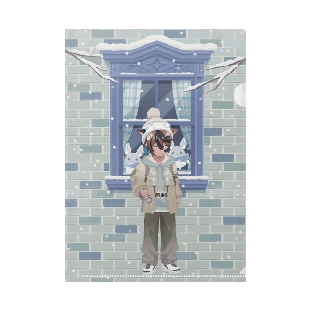 【+teaぷらすてぃ】12月冬コーデ-クリアファイル-G0003