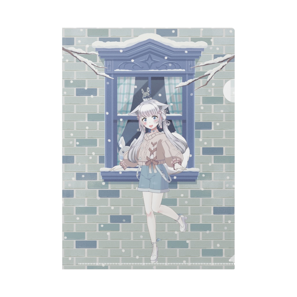 【Le Ciel】12月冬コーデ-クリアファイル-G0040