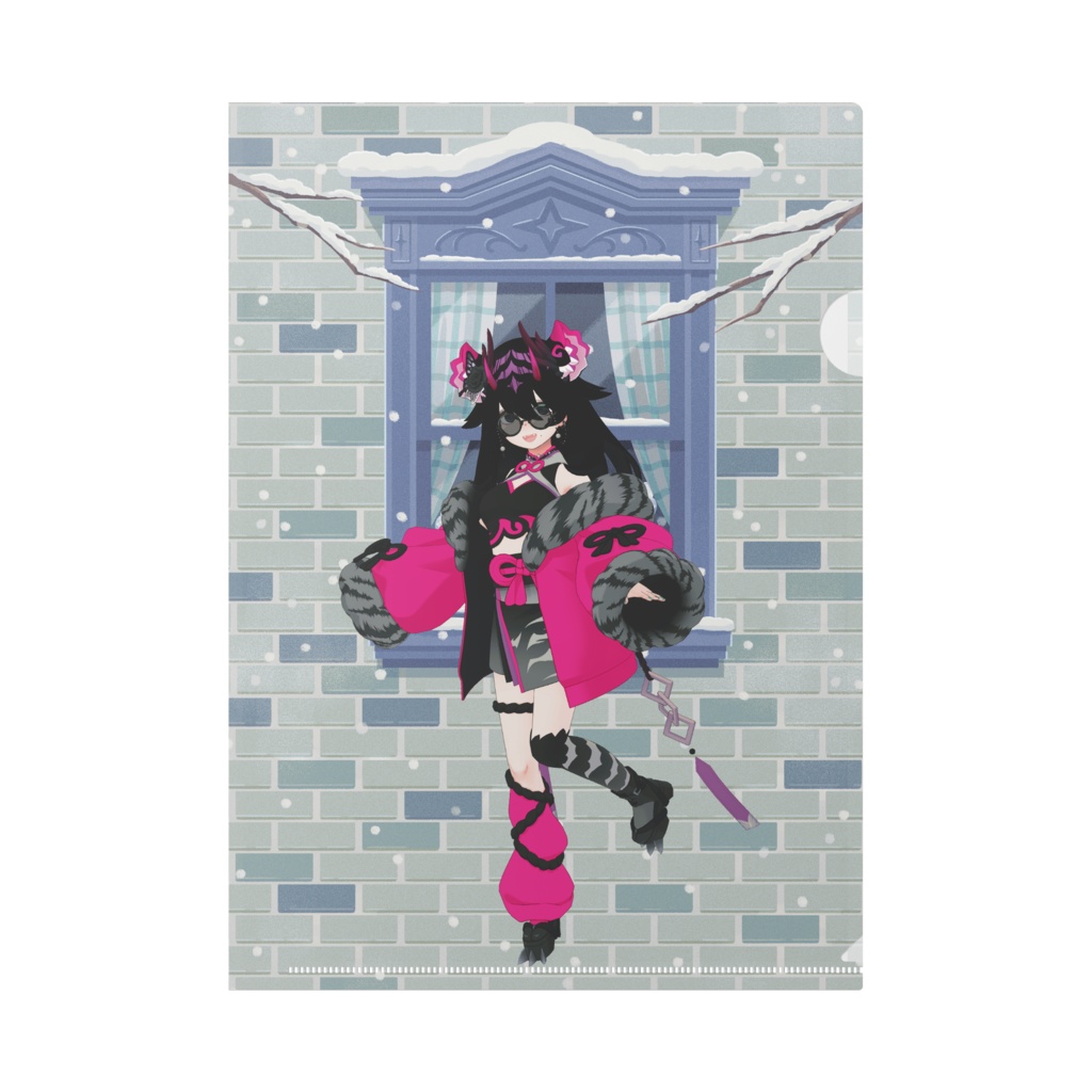 【Nemu】12月冬コーデ-クリアファイル-G0050