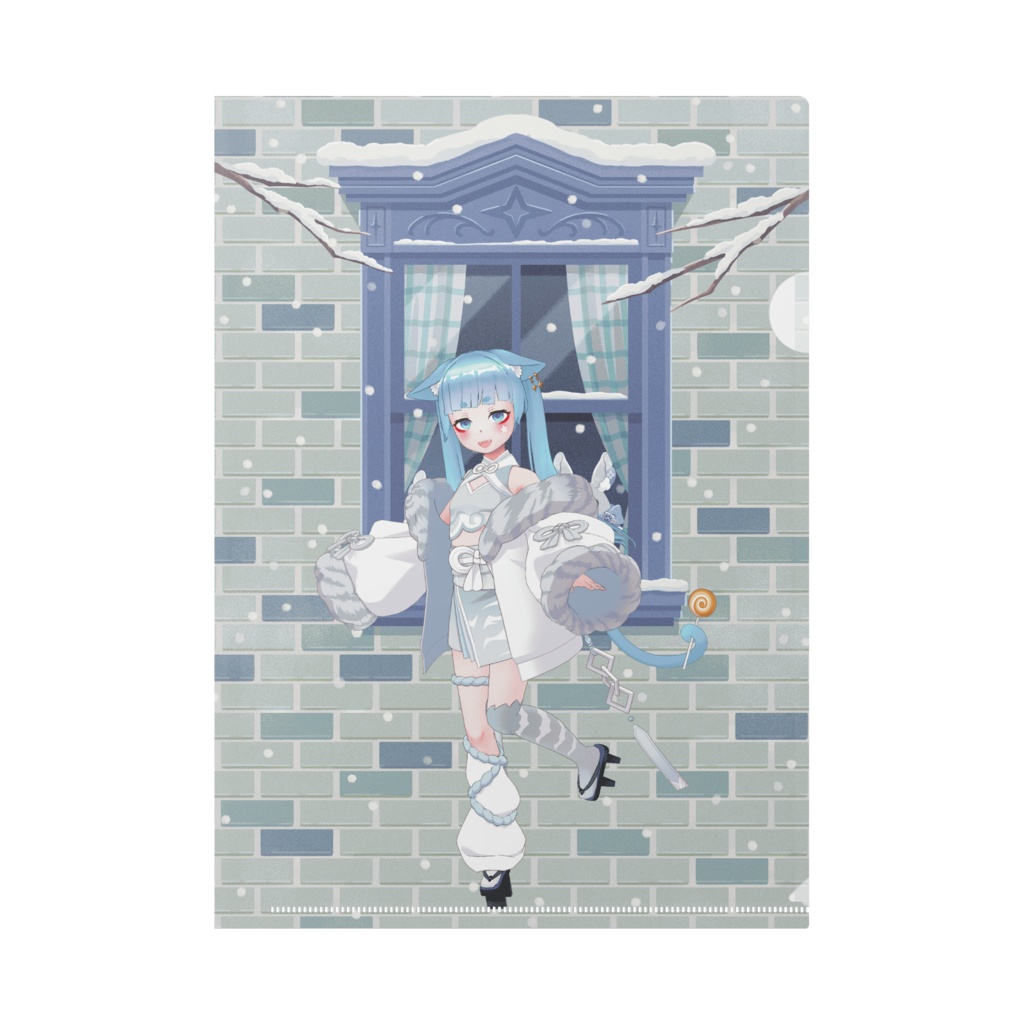 【Tenchan奴】12月冬コーデ-クリアファイル-G0065