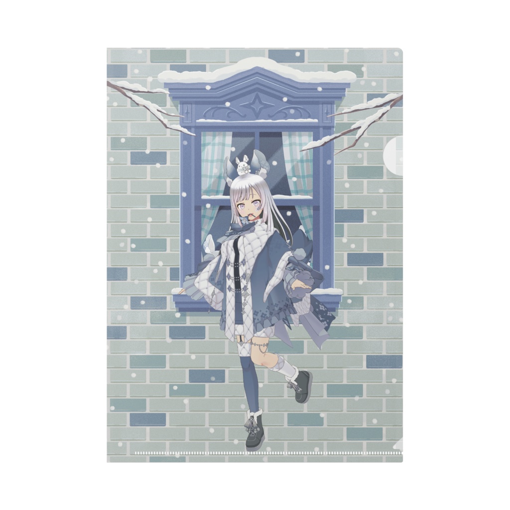 【akkey】12月冬コーデ-クリアファイル-G0016