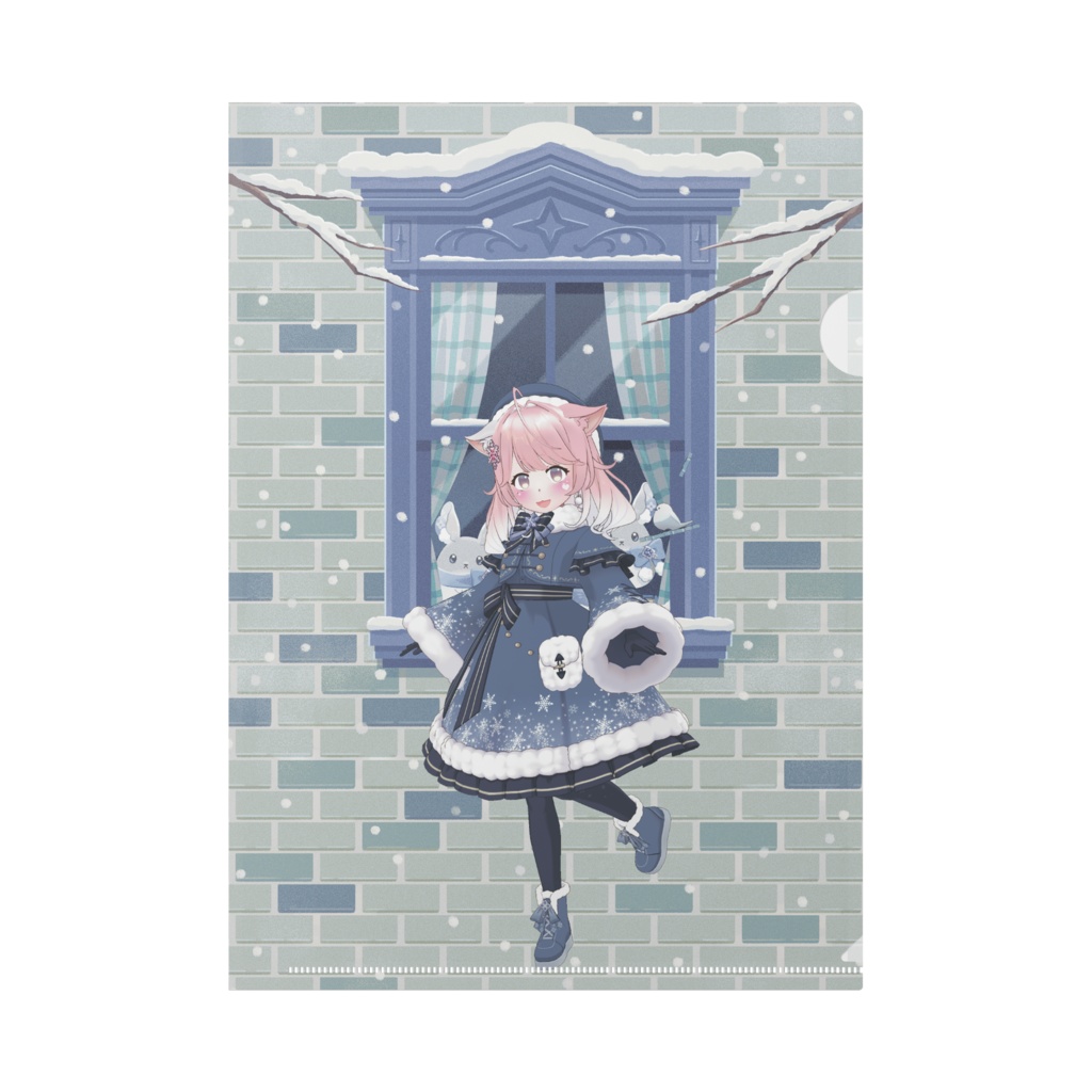 【cocoro】12月冬コーデ-クリアファイル-G0022