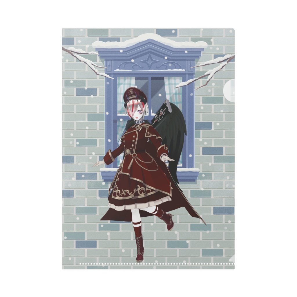 【ballet 】12月冬コーデ-クリアファイル-G0020