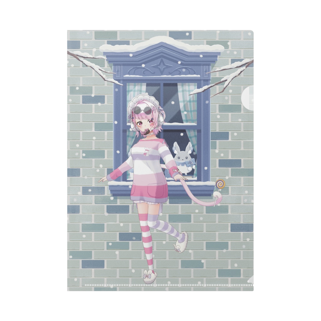 【nicoﾃｨｱ】12月冬コーデ-クリアファイル-G0051