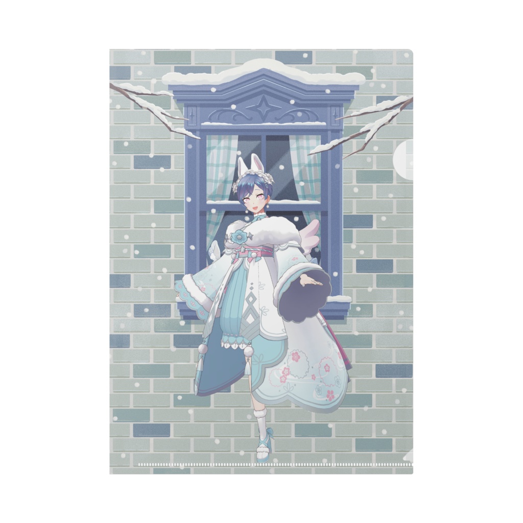 【nini】12月冬コーデ-クリアファイル-G0052