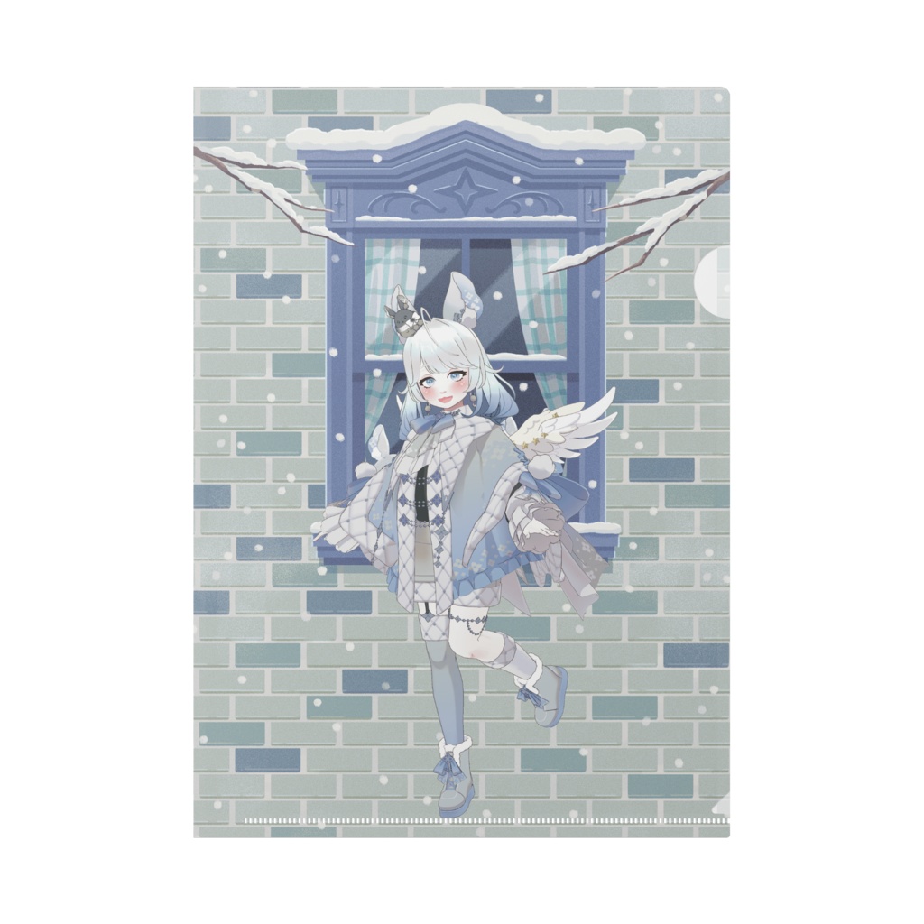 【shino】12月冬コーデ-クリアファイル-G0061