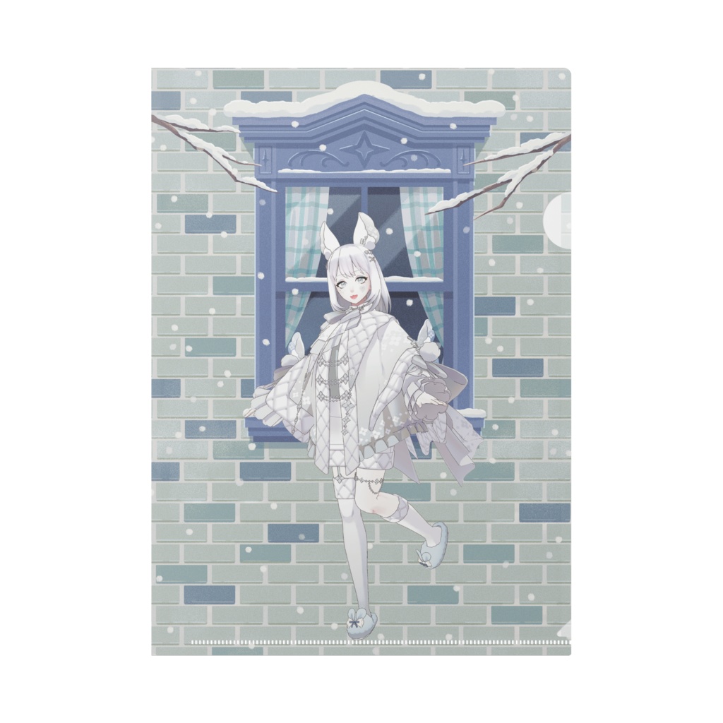 【yoru】12月冬コーデ-クリアファイル-G0074