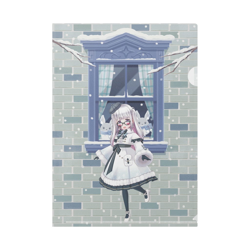 【♡】12月冬コーデ-クリアファイル-G0005