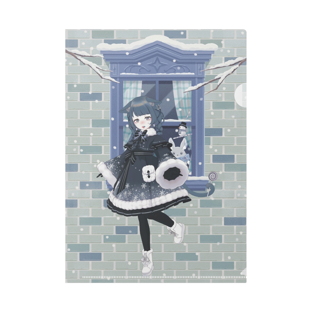 【いけめつぉ】12月冬コーデ-クリアファイル-G0098