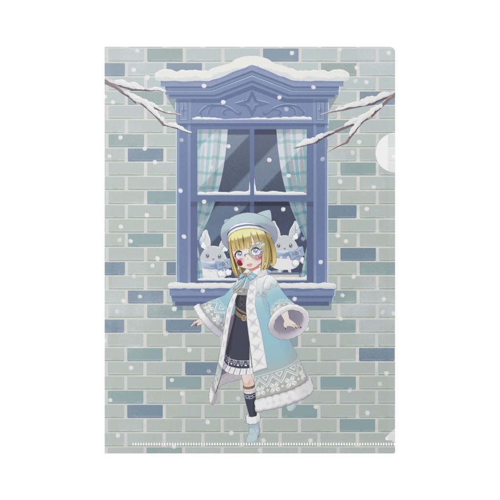 【いちゆき】12月冬コーデ-クリアファイル-G0102