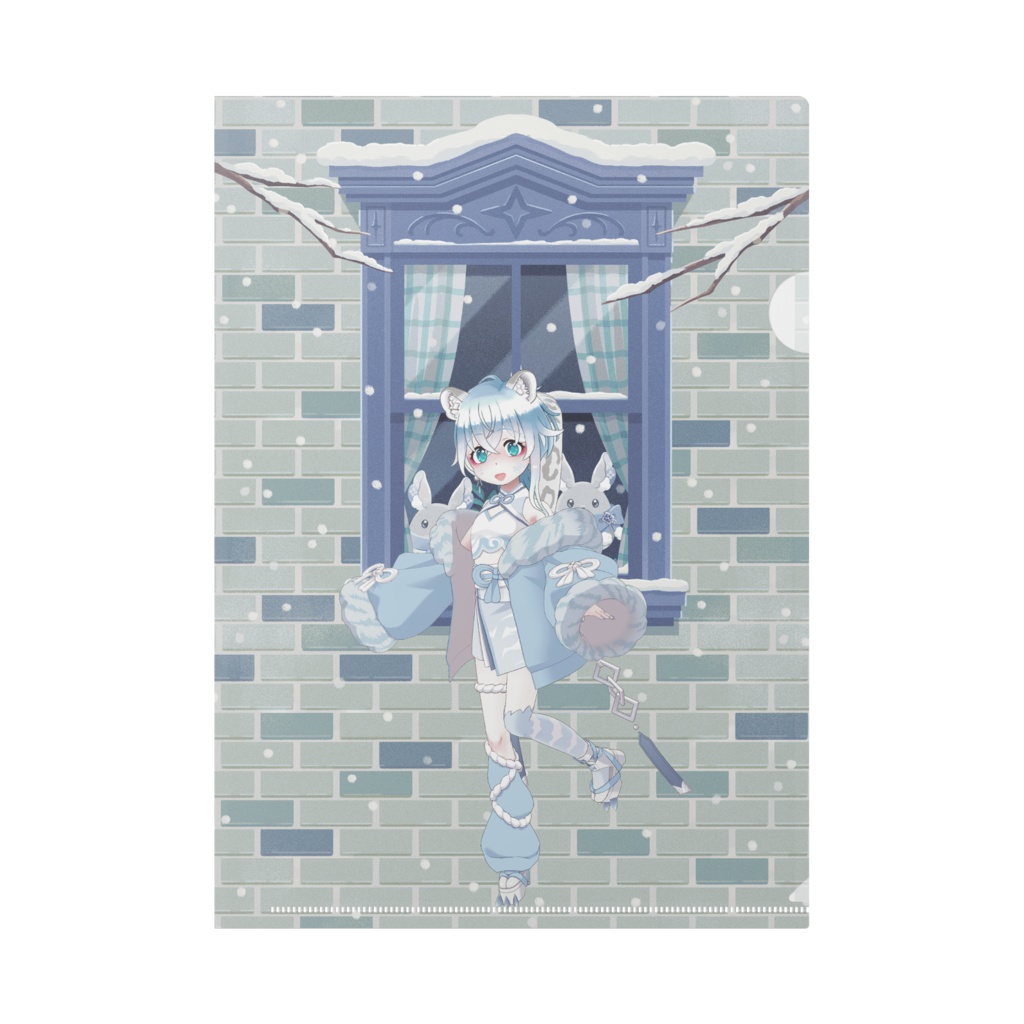 【ぉんぬ】12月冬コーデ-クリアファイル-G0111