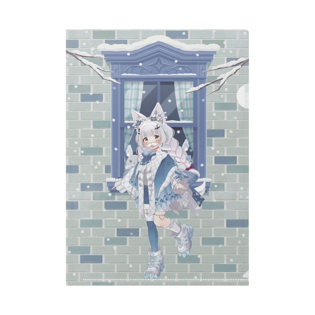 【おこた】12月冬コーデ-クリアファイル-G0126